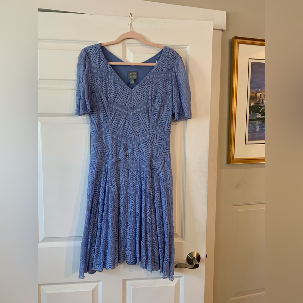 Rabbit Rabbit Rabbit Lace / Fluter Sleeve Dress